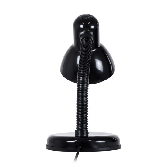 STUDENT 01530 Μοντέρνο Επιτραπέζιο Φωτιστικό Πορτατίφ με Ντουί 1 x E27 AC 220-240V IP20 - Μαύρο - Μ12 x Π12 x Υ32cm