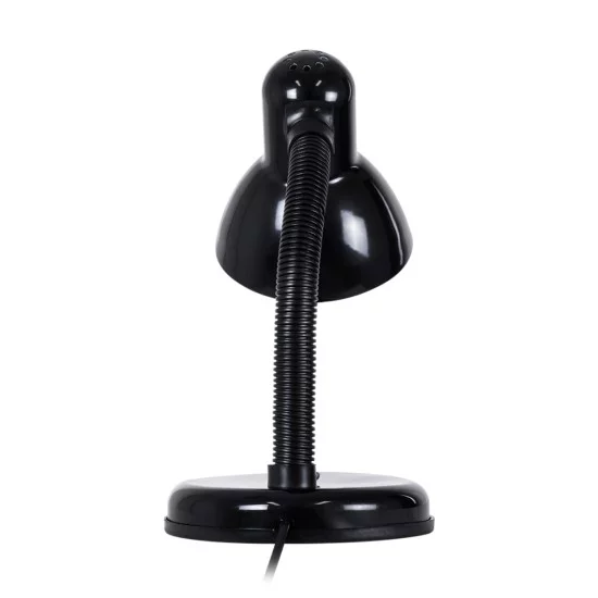 STUDENT 01530 Μοντέρνο Επιτραπέζιο Φωτιστικό Πορτατίφ με Ντουί 1 x E27 AC 220-240V IP20 - Μαύρο - Μ12 x Π12 x Υ32cm