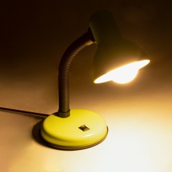 STUDENT 01533 Μοντέρνο Επιτραπέζιο Φωτιστικό Πορτατίφ με Ντουί 1 x E27 AC 220-240V IP20 - Πράσινο & Μαύρο - Μ12 x Π12 x Υ32cm