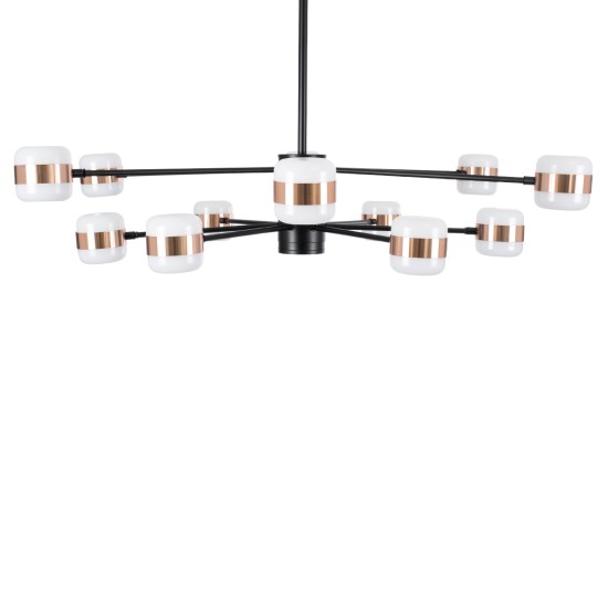ORNATE 01553 Φωτιστικό Οροφής LED 104W lm 360° AC 220-240V IP20 Φυσικό Λευκό 4500k Μαύρο & Χάλκινο Μέταλλο με Λευκό Πλαστικό - Μ65 x Π65 x Υ70cm - 2 Xρόνια Εγγύηση ORNATE 01553 Φωτιστικό Οροφής LED 104W lm 360° AC 220-240V IP20 Φυσικό Λευκό 4500k Μαύρο & Χάλκινο Μέταλλο με Λευκό Πλαστικό - Μ65 x Π65 x Υ70cm - 2 Xρόνια Εγγύηση