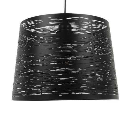 ACCADEMIA 01556 Μοντέρνο Κρεμαστό Φωτιστικό Οροφής με Ντουί 1 x E27 AC 220-240V IP20 - Μαύρο - Μ35 x Π35 x Υ25cm