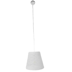 PLAYROOM 01562 Vintage Κρεμαστό Φωτιστικό Οροφής με Ντουί 1 x E27 AC 220-240V IP20 - Λευκό - Μ32 x Π32 x Υ27cm