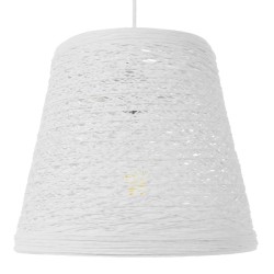 PLAYROOM 01562 Vintage Κρεμαστό Φωτιστικό Οροφής με Ντουί 1 x E27 AC 220-240V IP20 - Λευκό - Μ32 x Π32 x Υ27cm