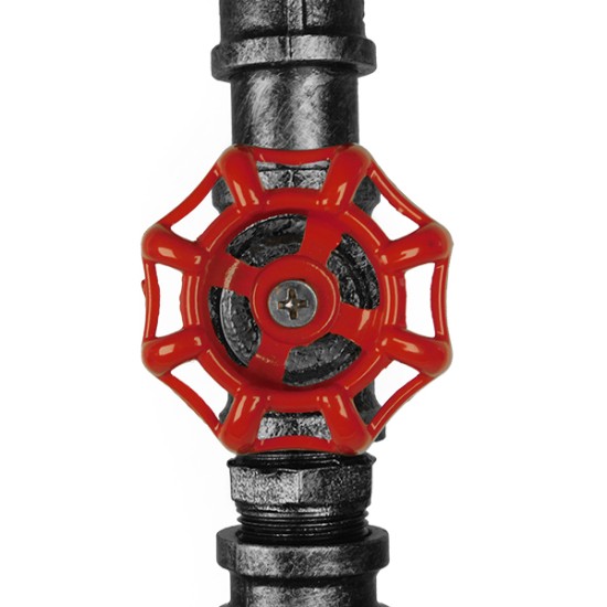 SPIGOT 01583 Vintage Κρεμαστό Φωτιστικό Ανάρτηση Μονόφωτο 1 x E27 IP20 Ασημί & Κόκκινο Μέταλλο - Μ5 x Π5 x Y20cm SPIGOT 01583 Vintage Κρεμαστό Φωτιστικό Ανάρτηση Μονόφωτο 1 x E27 IP20 Ασημί & Κόκκινο Μέταλλο - Μ5 x Π5 x Y20cm