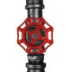 SPIGOT 01583 Vintage Κρεμαστό Φωτιστικό Ανάρτηση Μονόφωτο 1 x E27 IP20 Ασημί & Κόκκινο Μέταλλο - Μ5 x Π5 x Y20cm SPIGOT 01583 Vintage Κρεμαστό Φωτιστικό Ανάρτηση Μονόφωτο 1 x E27 IP20 Ασημί & Κόκκινο Μέταλλο - Μ5 x Π5 x Y20cm