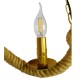 LUXOR 01598 Vintage Κρεμαστό Φωτιστικό Ανάρτηση Τρίφωτο 3 x E14 IP20 Χρυσό Μέταλλο με Μπεζ Σχοινί - Μ75 x Π13 x Y18cm LUXOR 01598 Vintage Κρεμαστό Φωτιστικό Ανάρτηση Τρίφωτο 3 x E14 IP20 Χρυσό Μέταλλο με Μπεζ Σχοινί - Μ75 x Π13 x Y18cm