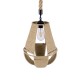 POLIA 01608 Boho Κρεμαστό Φωτιστικό Πλέγμα Μονόφωτο 1 x E27 IP20 Μπεζ Σχοινί - Μ30 x Π30 x Y42cm POLIA 01608 Boho Κρεμαστό Φωτιστικό Πλέγμα Μονόφωτο 1 x E27 IP20 Μπεζ Σχοινί - Μ30 x Π30 x Y42cm