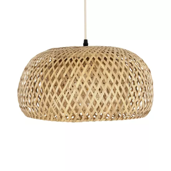 SAN TROPEZ 01626 Boho Κρεμαστό Φωτιστικό Οροφής με Ντουί 1 x E27 AC 220-240V IP20 - Μπεζ - Μ38 x Π38 x Υ22cm