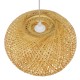 SAN TROPEZ 01626 Boho Κρεμαστό Φωτιστικό Πλέγμα Μονόφωτο 1 x E27 IP20 Μπεζ Ξύλο - Μ38 x Π38 x Υ22cm SAN TROPEZ 01626 Boho Κρεμαστό Φωτιστικό Πλέγμα Μονόφωτο 1 x E27 IP20 Μπεζ Ξύλο - Μ38 x Π38 x Υ22cm