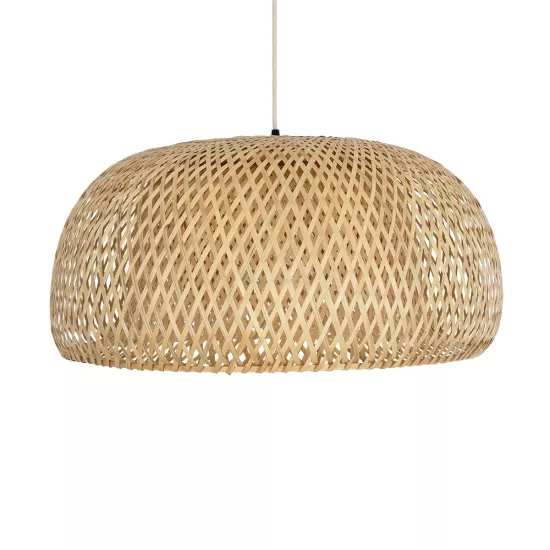 SAN TROPEZ 01627 Boho Κρεμαστό Φωτιστικό Οροφής με Ντουί 1 x E27 AC 220-240V IP20 - Μπεζ - Μ60 x Π60 x Υ29cm