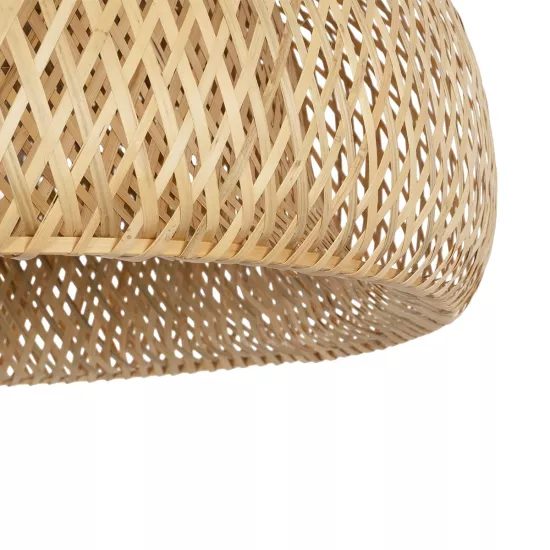 SAN TROPEZ 01627 Boho Κρεμαστό Φωτιστικό Οροφής με Ντουί 1 x E27 AC 220-240V IP20 - Μπεζ - Μ60 x Π60 x Υ29cm