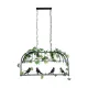 NEST 01643 Vintage Κρεμαστό Φωτιστικό Φιγούρα Δίφωτο 2 x E27 IP20 Μαύρο Μέταλλο με Πράσινο Πλαστικό - Μ73.6 x Π37.5 x Y38cm NEST 01643 Vintage Κρεμαστό Φωτιστικό Οροφής με Ντουί 2 x E27 AC 220-240V IP20 - Μαύρο & Πράσινο - Μ73.6 x Π37.5 x Y38cm