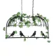 NEST 01643 Vintage Κρεμαστό Φωτιστικό Φιγούρα Δίφωτο 2 x E27 IP20 Μαύρο Μέταλλο με Πράσινο Πλαστικό - Μ73.6 x Π37.5 x Y38cm NEST 01643 Vintage Κρεμαστό Φωτιστικό Οροφής με Ντουί 2 x E27 AC 220-240V IP20 - Μαύρο & Πράσινο - Μ73.6 x Π37.5 x Y38cm