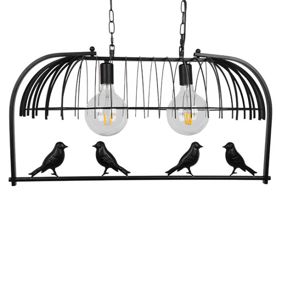 NEST 01643 Vintage Κρεμαστό Φωτιστικό Φιγούρα Δίφωτο 2 x E27 IP20 Μαύρο Μέταλλο με Πράσινο Πλαστικό - Μ73.6 x Π37.5 x Y38cm NEST 01643 Vintage Κρεμαστό Φωτιστικό Φιγούρα Δίφωτο 2 x E27 IP20 Μαύρο Μέταλλο με Πράσινο Πλαστικό - Μ73.6 x Π37.5 x Y38cm