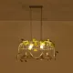 NEST 01644 Vintage Κρεμαστό Φωτιστικό Φιγούρα Δίφωτο 2 x E27 IP20 Λευκό Μέταλλο με Πράσινο Πλαστικό - Μ73.6 x Π37.5 x Y38cm NEST 01644 Vintage Κρεμαστό Φωτιστικό Οροφής με Ντουί 2 x E27 AC 220-240V IP20 - Λευκό & Πράσινο - Μ73.6 x Π37.5 x Y38cm