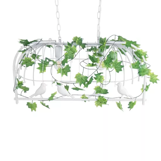 NEST 01644 Vintage Κρεμαστό Φωτιστικό Φιγούρα Δίφωτο 2 x E27 IP20 Λευκό Μέταλλο με Πράσινο Πλαστικό - Μ73.6 x Π37.5 x Y38cm NEST 01644 Vintage Κρεμαστό Φωτιστικό Οροφής με Ντουί 2 x E27 AC 220-240V IP20 - Λευκό & Πράσινο - Μ73.6 x Π37.5 x Y38cm