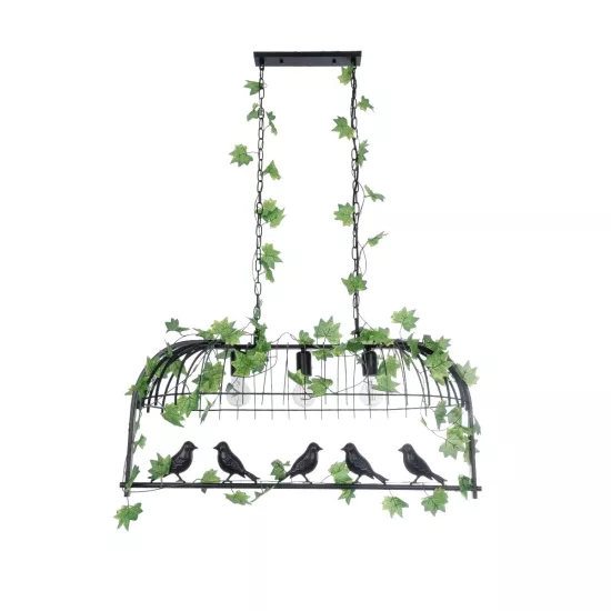 NEST 01646 Vintage Κρεμαστό Φωτιστικό Φιγούρα Τρίφωτο 3 x E27 IP20 Μαύρο Μέταλλο με Πράσινο Πλαστικό - Μ85.5 x Π37.5 x Y38cm NEST 01646 Vintage Κρεμαστό Φωτιστικό Οροφής με Ντουί 3 x E27 AC 220-240V IP20 - Μαύρο & Πράσινο - Μ85.5 x Π37.5 x Y38cm