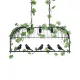 NEST 01646 Vintage Κρεμαστό Φωτιστικό Φιγούρα Τρίφωτο 3 x E27 IP20 Μαύρο Μέταλλο με Πράσινο Πλαστικό - Μ85.5 x Π37.5 x Y38cm NEST 01646 Vintage Κρεμαστό Φωτιστικό Οροφής με Ντουί 3 x E27 AC 220-240V IP20 - Μαύρο & Πράσινο - Μ85.5 x Π37.5 x Y38cm
