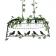 NEST 01646 Vintage Κρεμαστό Φωτιστικό Φιγούρα Τρίφωτο 3 x E27 IP20 Μαύρο Μέταλλο με Πράσινο Πλαστικό - Μ85.5 x Π37.5 x Y38cm NEST 01646 Vintage Κρεμαστό Φωτιστικό Οροφής με Ντουί 3 x E27 AC 220-240V IP20 - Μαύρο & Πράσινο - Μ85.5 x Π37.5 x Y38cm