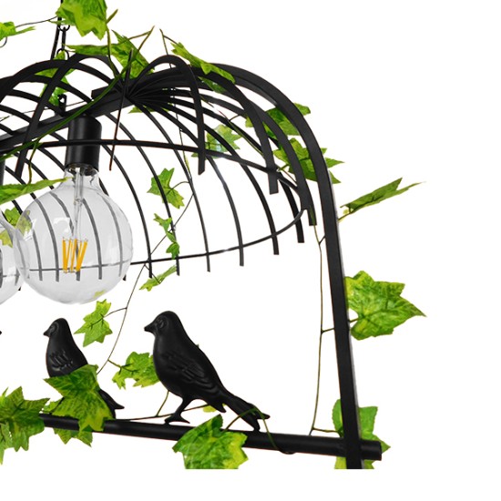 NEST 01646 Vintage Κρεμαστό Φωτιστικό Φιγούρα Τρίφωτο 3 x E27 IP20 Μαύρο Μέταλλο με Πράσινο Πλαστικό - Μ85.5 x Π37.5 x Y38cm NEST 01646 Vintage Κρεμαστό Φωτιστικό Φιγούρα Τρίφωτο 3 x E27 IP20 Μαύρο Μέταλλο με Πράσινο Πλαστικό - Μ85.5 x Π37.5 x Y38cm
