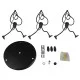 FIGURE 10001655 Παιδικό Κρεμαστό Φωτιστικό Φιγούρα Τρίφωτο 3 x E27 IP20 Μαύρο Μέταλλο - Μ45 x Π45 x Υ40cm FIGURE 10001655 Παιδικό Κρεμαστό Φωτιστικό Φιγούρα Τρίφωτο 3 x E27 IP20 Μαύρο Μέταλλο - Μ45 x Π45 x Υ40cm