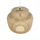 MALDIVES 01657 Boho Κρεμαστό Φωτιστικό Οροφής με Ντουί 1 x E27 AC 220-240V IP20 - Μπεζ - Μ50 x Π50 x Υ50m