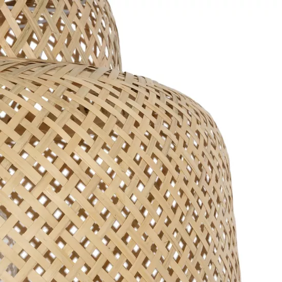 MALDIVES 01657 Boho Κρεμαστό Φωτιστικό Οροφής με Ντουί 1 x E27 AC 220-240V IP20 - Μπεζ - Μ50 x Π50 x Υ50m