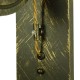 RYDON 01659 Vintage Φωτιστικό Τοίχου - Απλίκα με Ντουί 1 x E27 AC 220-240V IP20 - Μπρούτζινο Εφέ Σκουριάς - Μ15 x Π24 x Υ70cm