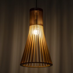 SCANDINAVIA 01700 Boho Κρεμαστό Φωτιστικό Οροφής με Ντουί 1 x E27 AC 220-240V IP20 - Μπεζ - Μ25 x Π25 x Υ45cm