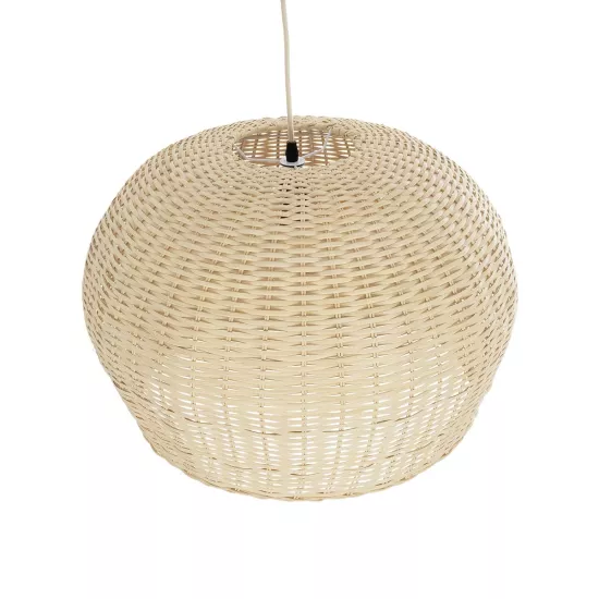 BERMUDA 01709 Boho Κρεμαστό Φωτιστικό Οροφής με Ντουί 1 x E27 AC 220-240V IP20 - Μπεζ - Μ50 x Π50 x Y34cm