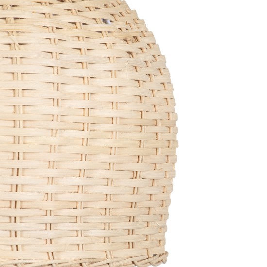 BERMUDA 01709 Boho Κρεμαστό Φωτιστικό Καμπάνα Μονόφωτο 1 x E27 IP20 Μπεζ Ξύλο - Μ50 x Π50 x Y34cm BERMUDA 01709 Boho Κρεμαστό Φωτιστικό Καμπάνα Μονόφωτο 1 x E27 IP20 Μπεζ Ξύλο - Μ50 x Π50 x Y34cm