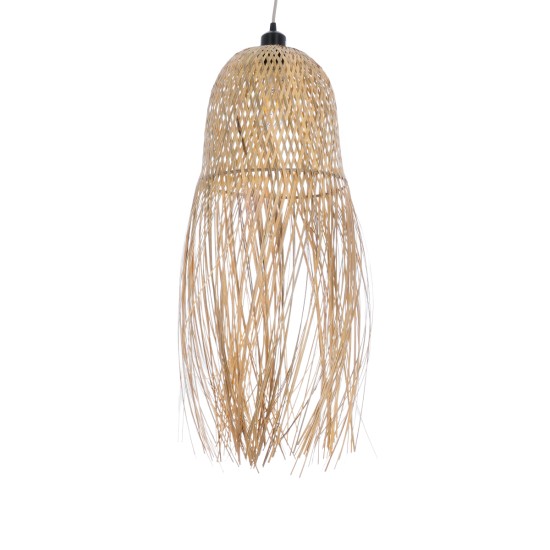 MANILA 01713 Boho Κρεμαστό Φωτιστικό Πλέγμα Μονόφωτο 1 x E27 IP20 Μπεζ Ξύλο - Μ25 x Π25 x Υ60cm MANILA 01713 Boho Κρεμαστό Φωτιστικό Πλέγμα Μονόφωτο 1 x E27 IP20 Μπεζ Ξύλο - Μ25 x Π25 x Υ60cm
