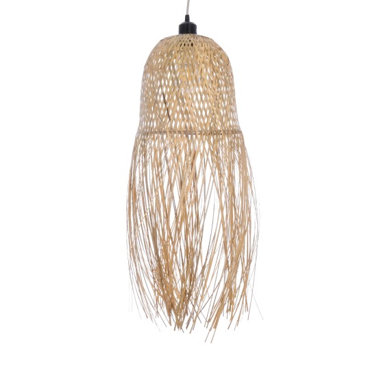 MANILA 01713 Boho Κρεμαστό Φωτιστικό Πλέγμα Μονόφωτο 1 x E27 IP20 Μπεζ Ξύλο - Μ25 x Π25 x Υ60cm MANILA 01713 Boho Κρεμαστό Φωτιστικό Πλέγμα Μονόφωτο 1 x E27 IP20 Μπεζ Ξύλο - Μ25 x Π25 x Υ60cm