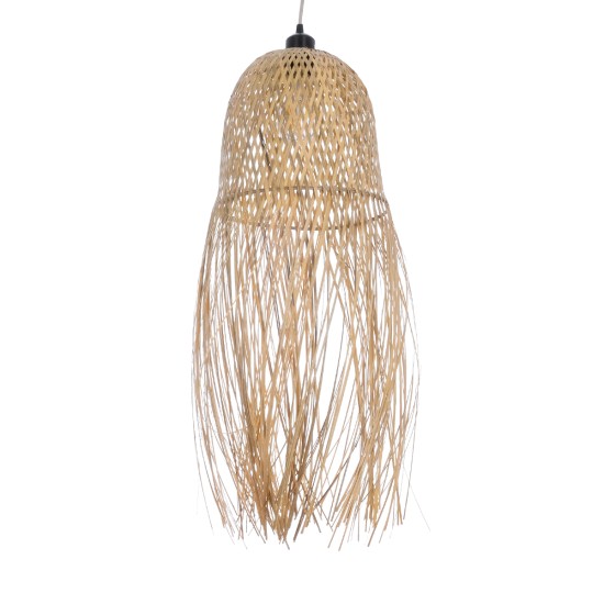 MANILA 01713 Boho Κρεμαστό Φωτιστικό Πλέγμα Μονόφωτο 1 x E27 IP20 Μπεζ Ξύλο - Μ25 x Π25 x Υ60cm MANILA 01713 Boho Κρεμαστό Φωτιστικό Πλέγμα Μονόφωτο 1 x E27 IP20 Μπεζ Ξύλο - Μ25 x Π25 x Υ60cm