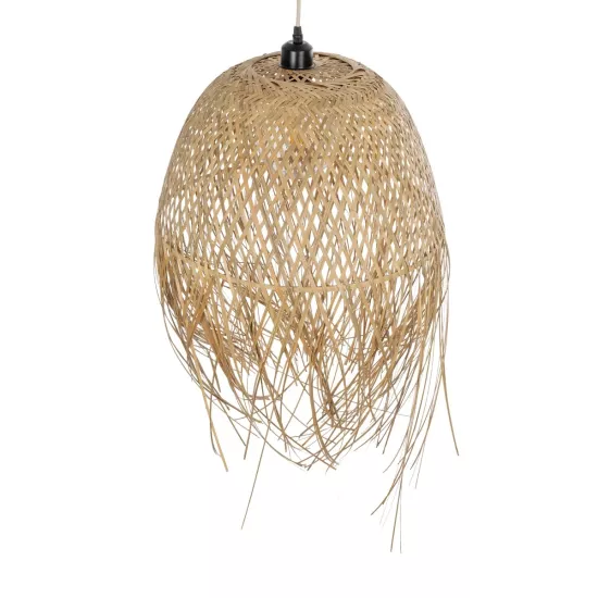 MANILA 01714 Boho Κρεμαστό Φωτιστικό Οροφής με Ντουί 1 x E27 AC 220-240V IP20 - Μπεζ - Μ45 x Π45 x Υ60cm