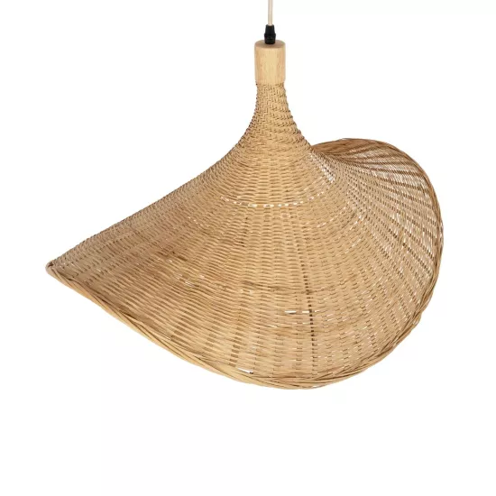 CUBA 01721 Boho Κρεμαστό Φωτιστικό Οροφής με Ντουί 1 x E27 AC 220-240V IP20 - Μπεζ - Μ63 x Π63 x Υ32cm