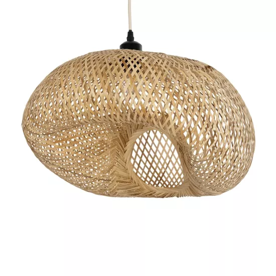 CARIBBEAN 01723 Boho Κρεμαστό Φωτιστικό Οροφής με Ντουί 1 x E27 AC 220-240V IP20 - Μπεζ - Μ45 x Π45 x Υ24cm