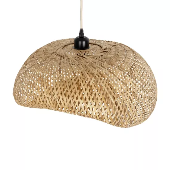 CARIBBEAN 01723 Boho Κρεμαστό Φωτιστικό Οροφής με Ντουί 1 x E27 AC 220-240V IP20 - Μπεζ - Μ45 x Π45 x Υ24cm