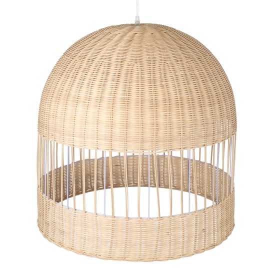 LUCIA 01726 Boho Κρεμαστό Φωτιστικό Πλέγμα Μονόφωτο 1 x E27 IP20 Μπεζ Ξύλο - Μ60 x Π60 x Y60cm LUCIA 01726 Boho Κρεμαστό Φωτιστικό Πλέγμα Μονόφωτο 1 x E27 IP20 Μπεζ Ξύλο - Μ60 x Π60 x Y60cm