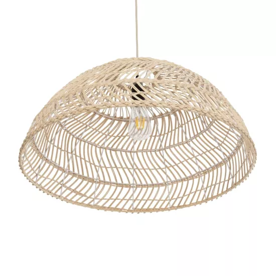 COMORES 01728 Boho Κρεμαστό Φωτιστικό Οροφής με Ντουί 1 x E27 AC 220-240V IP20 - Μπεζ - Μ60 x Π60 x Y29cm