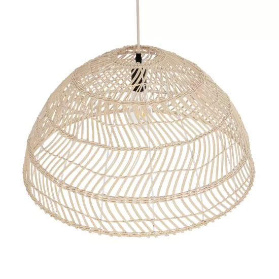 COMORES 01728 Boho Κρεμαστό Φωτιστικό Οροφής με Ντουί 1 x E27 AC 220-240V IP20 - Μπεζ - Μ60 x Π60 x Y29cm