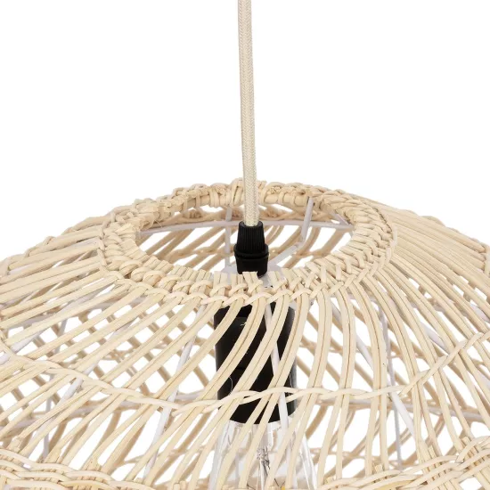 COMORES 01728 Boho Κρεμαστό Φωτιστικό Οροφής με Ντουί 1 x E27 AC 220-240V IP20 - Μπεζ - Μ60 x Π60 x Y29cm