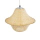 JUNIPER 01737 Boho Κρεμαστό Φωτιστικό Πλέγμα Μονόφωτο 1 x E27 IP20 Μπεζ Ξύλο - Μ45 x Π45 x Υ40cm JUNIPER 01737 Boho Κρεμαστό Φωτιστικό Πλέγμα Μονόφωτο 1 x E27 IP20 Μπεζ Ξύλο - Μ45 x Π45 x Υ40cm