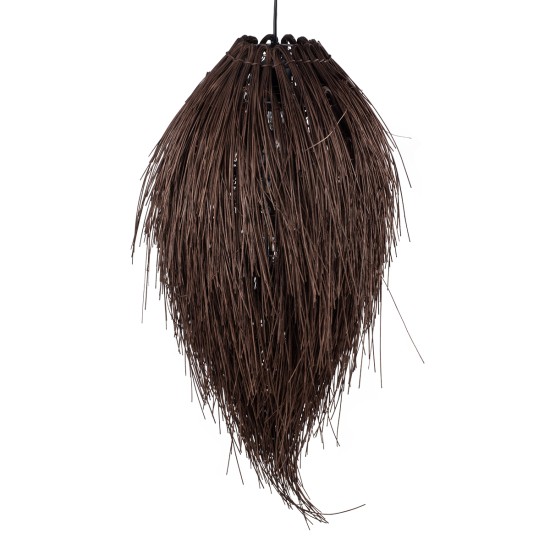 ARCHIPELAGO 01748 Boho Κρεμαστό Φωτιστικό Οροφής με Ντουί 1 x E27 AC 220-240V IP20 - Καφέ - Μ30 x Π30 x Υ63cm