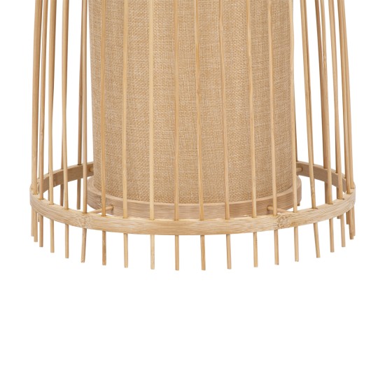 AZORES 01753 Boho Επιδαπέδιο Φωτιστικό με Ντουί 1 x E27 AC 220-240V IP20 - Μπεζ - Μ30 x Π30 x Υ90cm