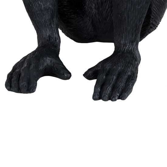 APES 01807 Μοντέρνο Επιτραπέζιο Φωτιστικό Πορτατίφ με Ντουί 1 x E27 AC 220-240V IP20 - Μαύρο - Μ30 x Π27 x Υ30cm