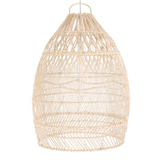 MALIBU 01810 Boho Κρεμαστό Φωτιστικό Καμπάνα Μονόφωτο 1 x E27 IP20 Μπεζ Ρατάν - Μ57 x Π57 x Υ75cm MALIBU 01810 Boho Κρεμαστό Φωτιστικό Καμπάνα Μονόφωτο 1 x E27 IP20 Μπεζ Ρατάν - Μ57 x Π57 x Υ75cm