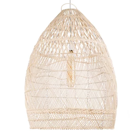 MALIBU 01811 Boho Κρεμαστό Φωτιστικό Οροφής με Ντουί 1 x E27 AC 220-240V IP20 - Μπεζ - Μ76 x Π76 x Υ100cm