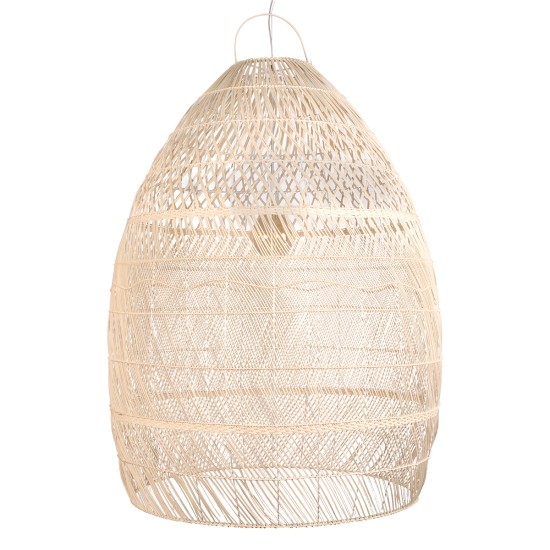 MALIBU 01813 Boho Κρεμαστό Φωτιστικό Καμπάνα Μονόφωτο 1 x E27 IP20 Μπεζ Ξύλο - Μ120 x Π120 x Υ156cm MALIBU 01813 Boho Κρεμαστό Φωτιστικό Καμπάνα Μονόφωτο 1 x E27 IP20 Μπεζ Ξύλο - Μ120 x Π120 x Υ156cm