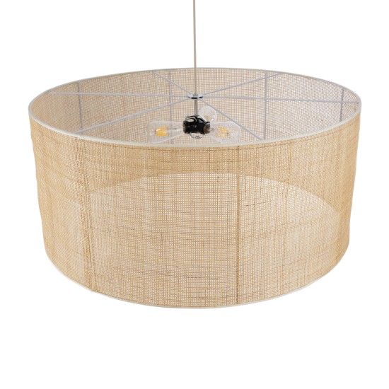YOTTO 01823 Boho Κρεμαστό Φωτιστικό Καπέλο Τρίφωτο 3 x E27 IP20 Μπεζ Ρατάν - Μ90 x Π90 x Υ40cm YOTTO 01823 Boho Κρεμαστό Φωτιστικό Καπέλο Τρίφωτο 3 x E27 IP20 Μπεζ Ρατάν - Μ90 x Π90 x Υ40cm